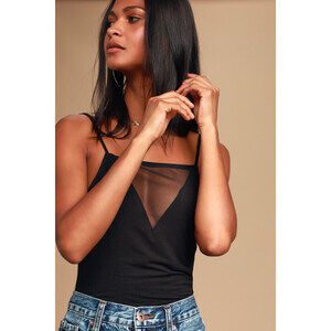 Augusta Black Mesh Tank Top